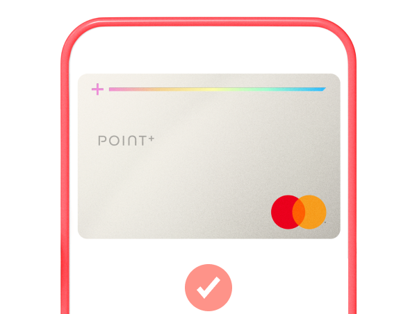 デビットカード　Point＋（Mastercard）　